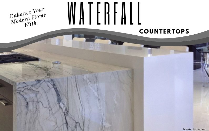 Waterfall counters and countertops for your Home, home ideas, home management, remodeling, renovation, new home construction, building, remodel, home improvement, home décor, home projects, diy,