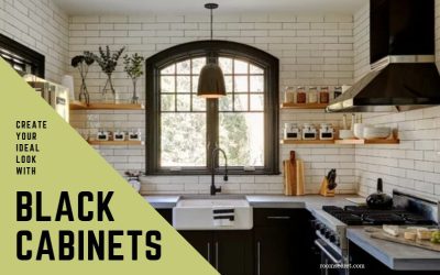 Black Cabinets: Kitchen and Bathroom Cabinets